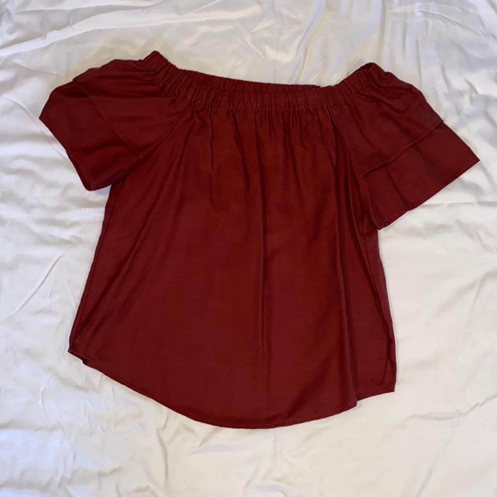 H&M Burgundy Top